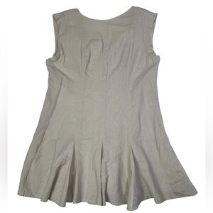 Abercrombie‎ & Fitch Linen Blend Sleeveless Fit & Flare Dress M